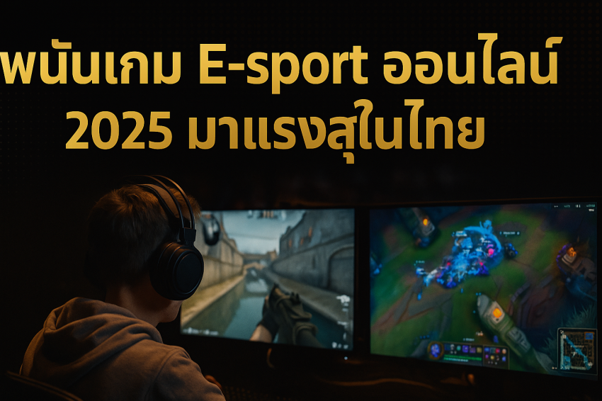 พนันเกม E-sport ออนไลน์ 2025 พนันเกม E-sport ออนไลน์ 2025